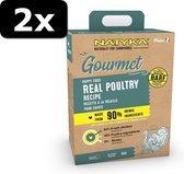 2x NATYKA GOURMET PUPPY POULTRY 9KG