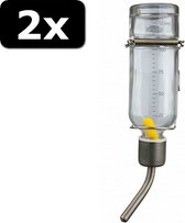 2x DRINKFLES GLAS 500ML
