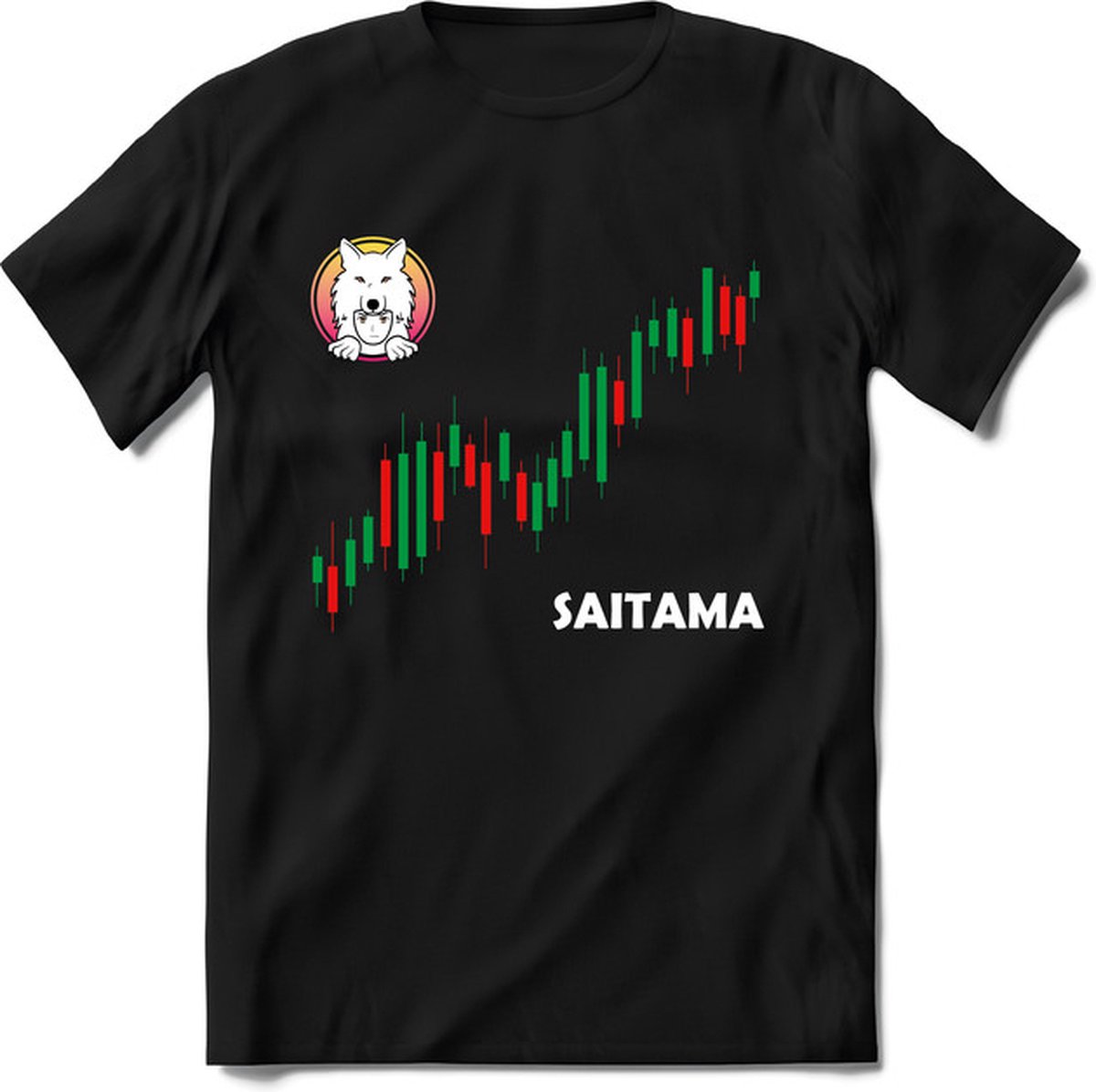 Saitama Stock T-Shirt | Saitama Inu Wolfpack Crypto Ethereum kleding Kado  Heren /... | bol