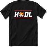 Shiba inu hodl T-Shirt | Crypto ethereum kleding Kado Heren / Dames | Perfect cryptocurrency munt Cadeau shirt Maat 3XL