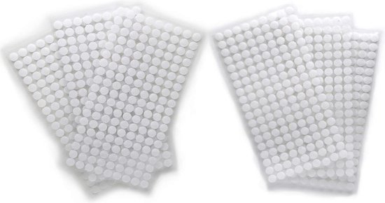 MARARDI Klittenband [Wit] klittenbandsluiting Haak en Lus om Dubbelzijdig te Naaien [1 Meter x 25 mm] Hook en Loop [NIET-KLEVEND] Extra Sterke en Resistent Strip voor Kleding Knutselen Doe-Het-Zelf