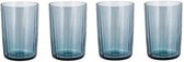 BITZ Kusintha Waterglas Dia 7 x 10,5 cm 28 cl 4 st. Blauw