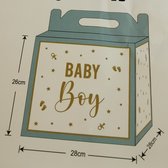 2 stuks kadodoos baby boy om gifts leuk te verpakken bij babyshower of geboorte
