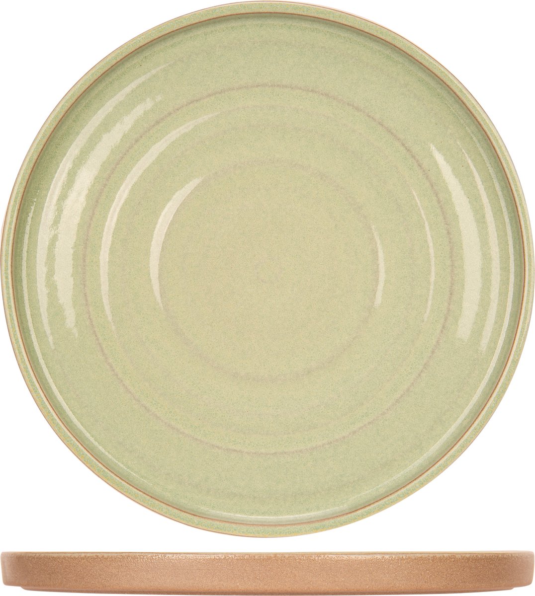 Cosy&Trendy - Plat bord - 21cm - basalt - Fresh mint - set/6