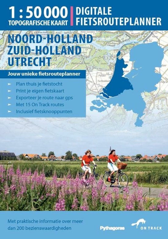 Cover van het boek 'Digitale fietsrouteplanner  / Noord-Holland, Zuid-Holland, Utrecht' van On Track