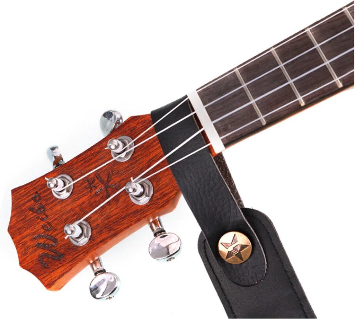 Sangle en cuir ajustable pour guitare accoustique ou électrique