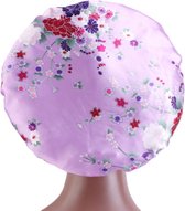 Lavender  - Satijnen Slaapmuts - Bonnet - Haarverzorging - Dames slaapmuts - Soft Bonnet slaapmuts - Satijnen slaapmuts - Satijn bonnet - Bonnet - Nachtmuts - Sleep cap