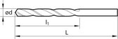 TCE - Spiraalboor met hardmetalen punt, DIN 338 - BNCT 338 1585 HK1000