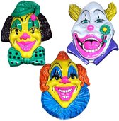 Clown Tafeldecoratie Carnaval, 6 Stuks Clown Tafeldecoratie