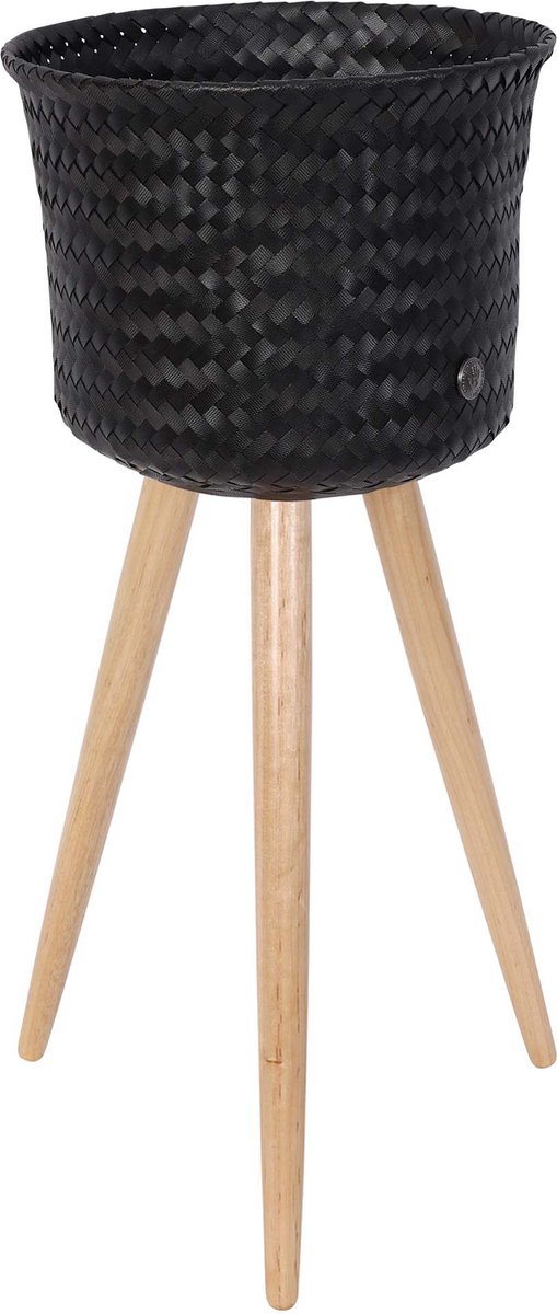 Plantenstandaard - Bloempot op poten - SET van 2! - Handed By - - Up High - zwart - black