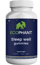 Ecophant Gummies Sleep well - Melatonine Gummies - Voedingssupplement - 60 gummies