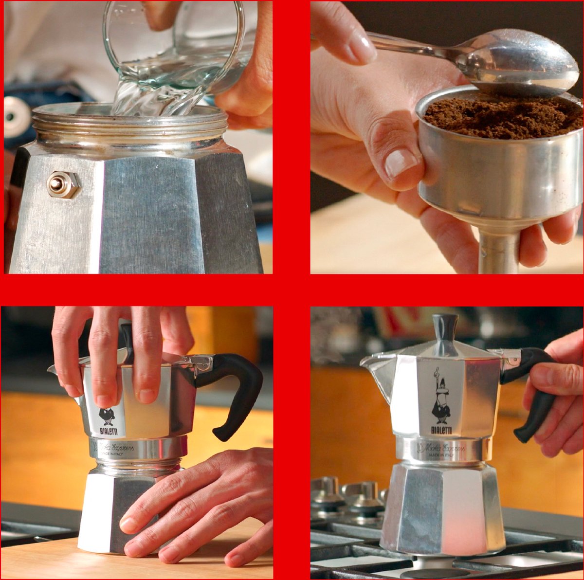 Bialetti Moka Express - Middel - 4 Kops 