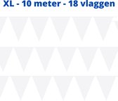 3BMT Bruiloft Slingers - Wit - Vlaggenlijn XL - 10 Meter