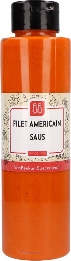 Van Beekum Specerijen - Filet Americain Saus - Knijpfles 500 ml