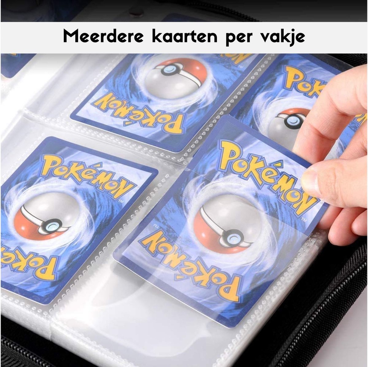 Nolad® Verzamelmap Geschikt Voor 400 Kaarten - Verzamelalbum Voor 400 Kaarten Premium Edition 27773