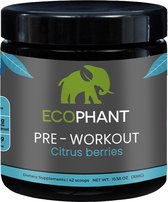 Ecophant Pre-Workout Citrus Berries - 300 g - 42 servings