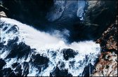 Walljar - Jumping Waterfalls - Muurdecoratie - Poster met lijst