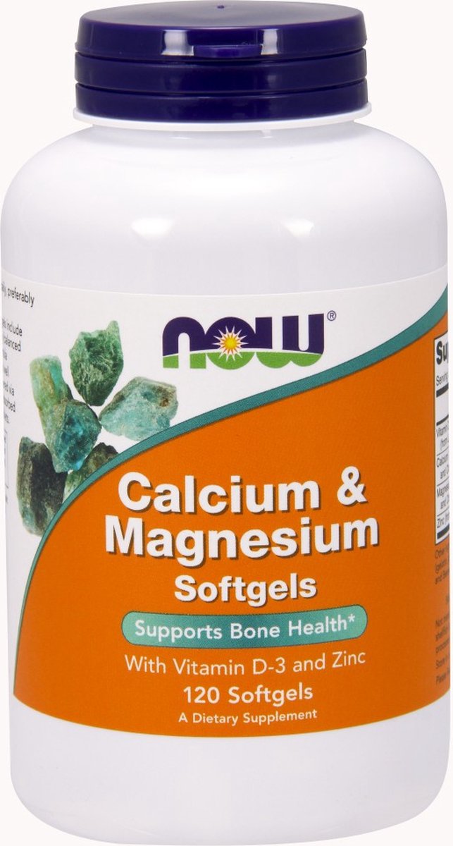 Goedkoopste Calcium &Magnesium with Vit D and Zinc-120 softgels