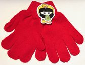 kinder handschoenen - one size - kinderhandschoen - Rood