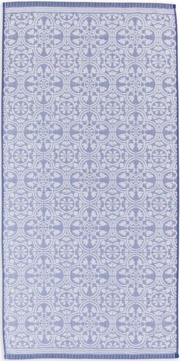 Handdoek Pip Studio Tile de Pip Blauw (Set van 3) 55/100cm