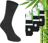 3 Paar Boru Bamboo Sokken - Bamboe - Badstof - Antra - Maat 39-42