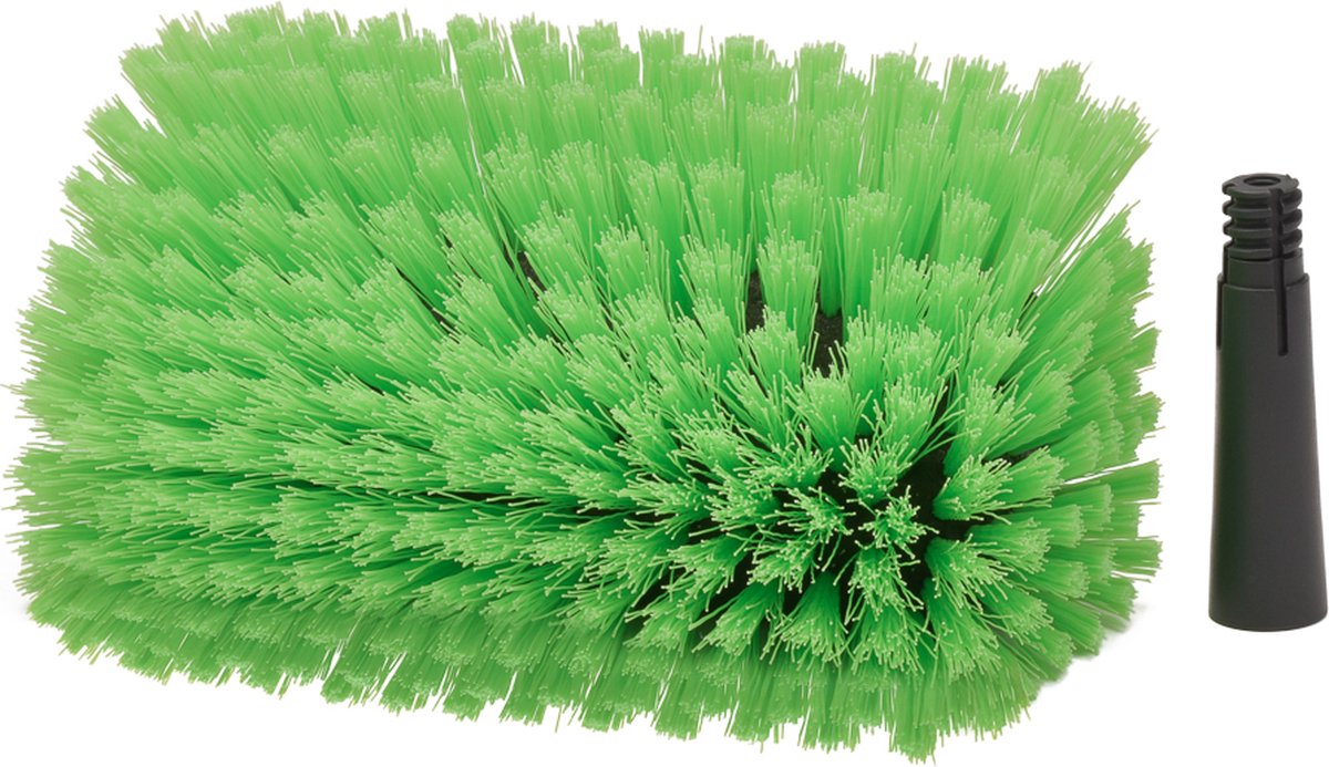 Professionele Vijfzijdige Harde Borstel - 25cm - Groen