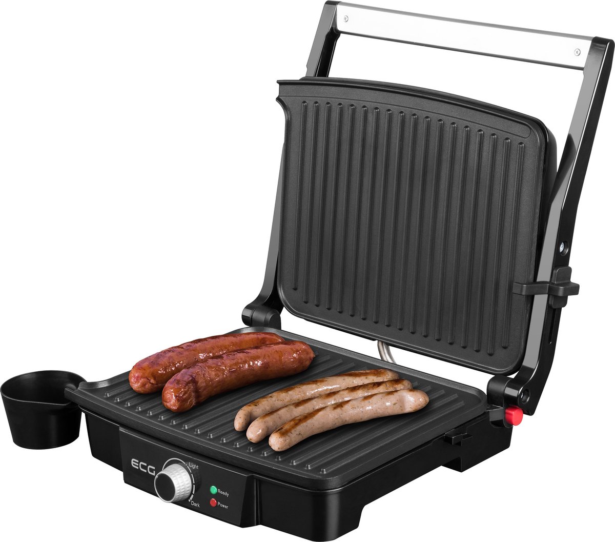 ECG KG 100 Grillplaat - Contactgrill 2000W