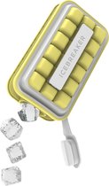 ICEBREAKER POP - IJsblokjesvorm - IJsblokjesmaker - IJsblokjes - IJsblokjes - Herbruikbaar - Bewuste keuze - BPA Vrij - Geel
