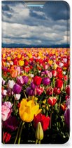 Stand Case Moederdag Cadeau Geschikt voor Samsung Galaxy A53 Telefoonhoesje met foto Tulpen
