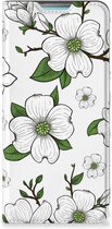 Hoesje Geschikt voor Samsung Galaxy A53 Book Case Dogwood Flowers