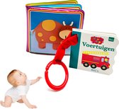Babyboek voordeelpakket- 2x babyboekje voor het eerste jaar - Buggyboekje & Badboekje - 0 jaar - 1 jaar