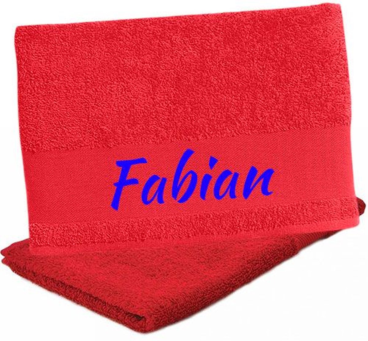 Handdoek met naam – 50×30-Valentijn Cadeautje Voor Hem En Haar