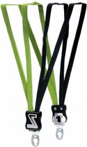 snelbinder 4-binder 61 cm zwart/groen