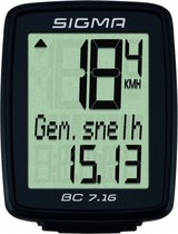 fietscomputer BC 7.16 zwart