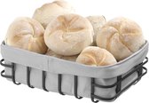 Veluw® Broodmand met Zak - Rechthoekig - 25x18x(H)8,5cm