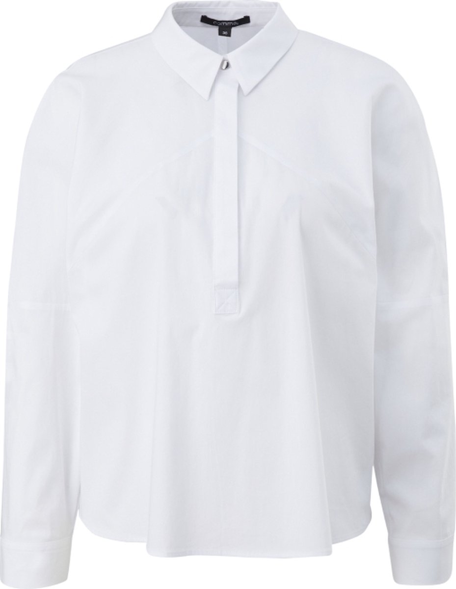Witte casual blouse - Comma - Maat 38 (M)
