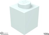 Lego Bouwsteen 1 x 1, 3005 Licht aqua 100 stuks