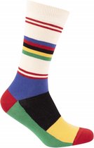 Le Patron Casual sokken Multikleur  / champion du monde stripes  - 35/38