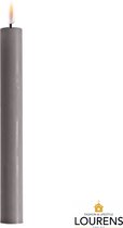 Deluxe Homeart - D2,2 x 24 cm grijs (2 pcs.) - luxe led kaars - led kaars - led kaarsen - led - kaarsen - nepkaarsen - kaars - nepkaars - deluxe homeart led kaarsen - led kaarsen m