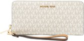 Michael Kors Travel Wallet Logo - Vanilla - One Size - Dames