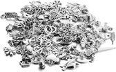 Charms for Jewelry making - Bedels voor sieraden - 100pcs - Silver/bronze/copper