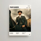 Peaky Blinders Poster - Minimalist Filmposter A3 - Peaky Blinders TV Poster - Peaky Blinders Merchandise - Vintage Posters