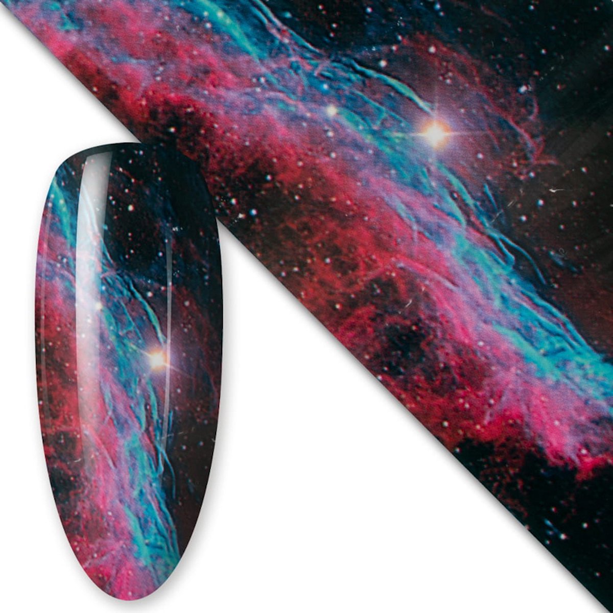 DRM Transferfolie Nageldecoratie 80cm. Cosmic #16