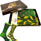 Sock My Feet geschenkdoos sokken heren 39 42 - cadeau voor man - duurzaam - naadloos - Tractor Corn