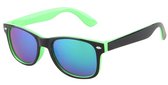 Zonnebril Kinderen - Wayfarer - UV400 bescherming Cat. 3 - Glazen 45 mm - Groen