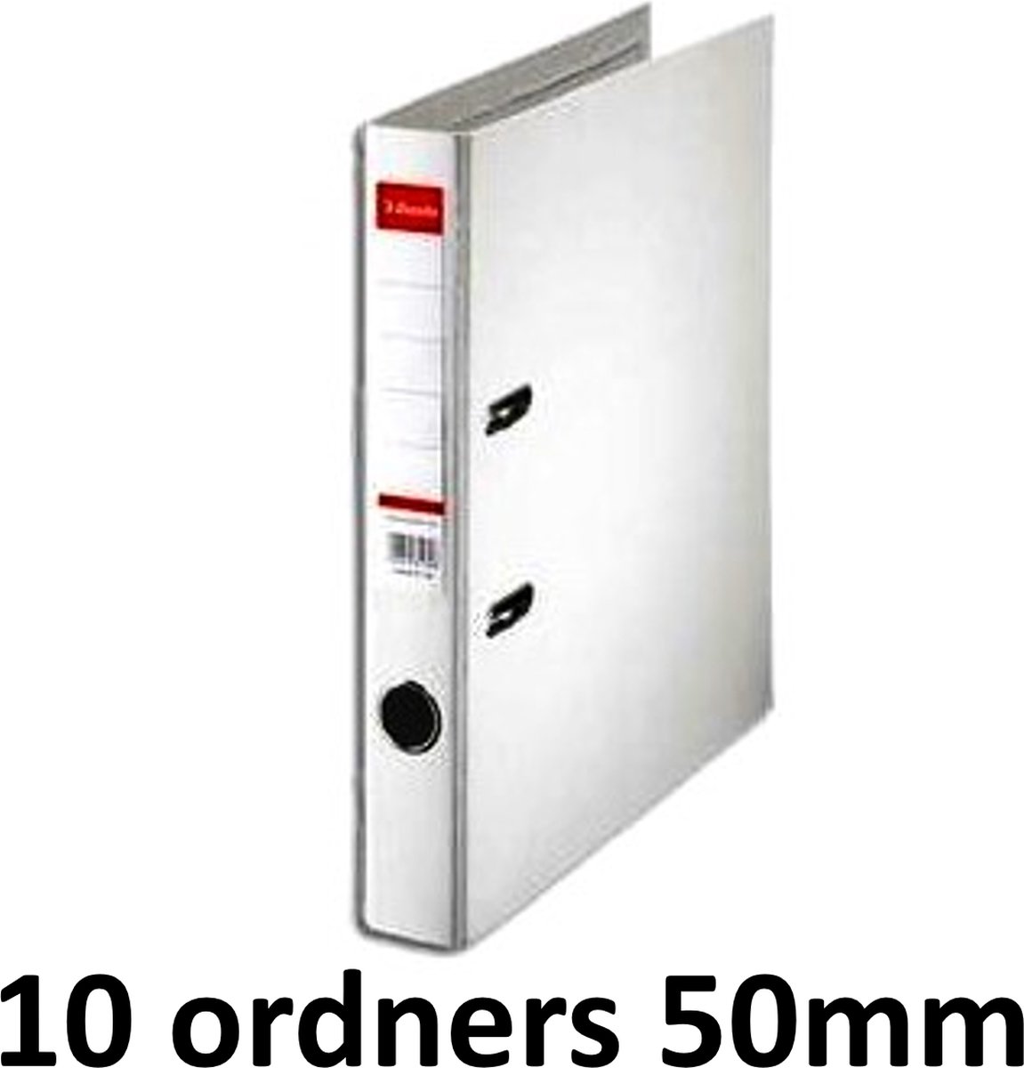 10 x Esselte Ordner Basic - rug 50mm - A4 - Wit