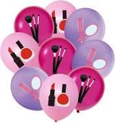 10 stuks ballonnen make-up / makeup party