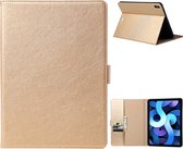 iPad Air 2020 Hoes - Vegan Leer - Premium Hoesje Case Cover voor de Apple iPad Air 4e Generatie 10.9 2020 - Goud