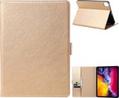 iPad Pro 11 (2021) Hoes - Vegan Leer - Premium Hoesje Case Cover voor de Apple iPad Pro 3e Generatie 11 2021 - Goud