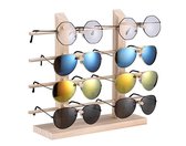 Brillenhouder hout meerdere brillen opbergsysteem organizer standaard display voor 8 brillen